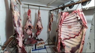 Cerca de 400 quilos de carne s