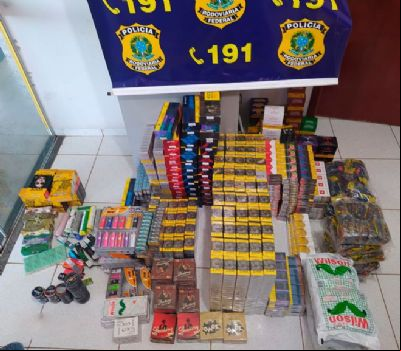 PRF apreende em Canarana cigarros eletr