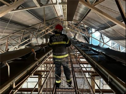 ​Duas pessoas ficam feridas com explos