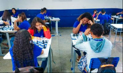 Escola estadual de Confresa associa jogo de xadrez ao ensino da l