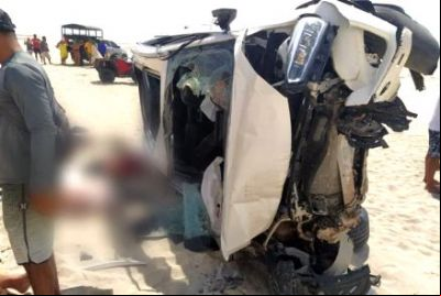 Turista de MT morre em capotamento de carro em duna no Cear