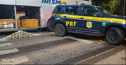 PRF apreende 32 quilos de 